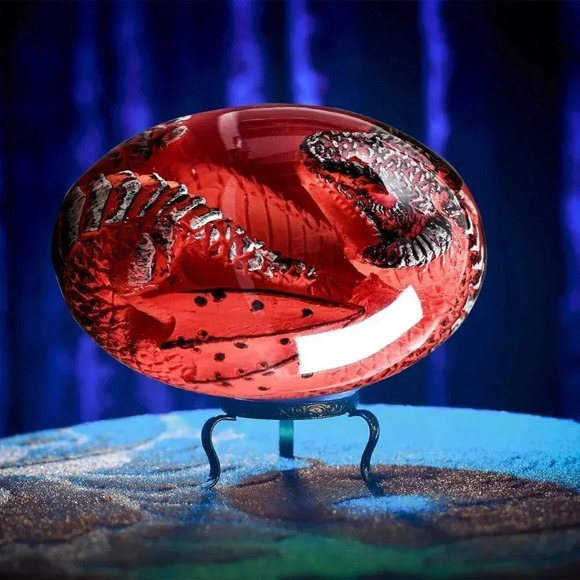 Exquisite Unique Red Crystal Resin Lava Dragon Eggs for Christmas  Gifts - Picture 3 of 5